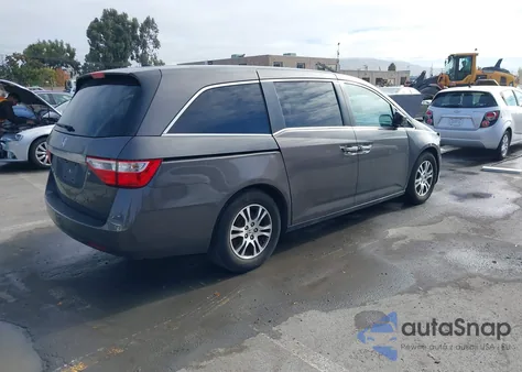 2013 Honda Odyssey Ex-L из США, поврежденный, VIN 5FNRL5H63DB047857